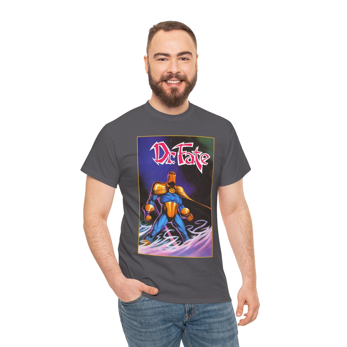 Dr Fate T-Shirt - Shawn McManus Art - Kent Nelson, Nabu - JSA, JLI Member - Lords of Order - DC Comics