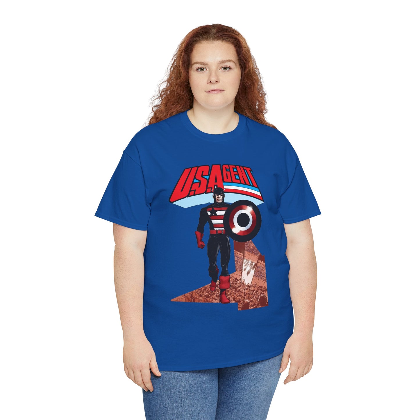 US Agent T-Shirt - Phil Jimenez Art - John Walker - Captain America Character - Marvel Comics