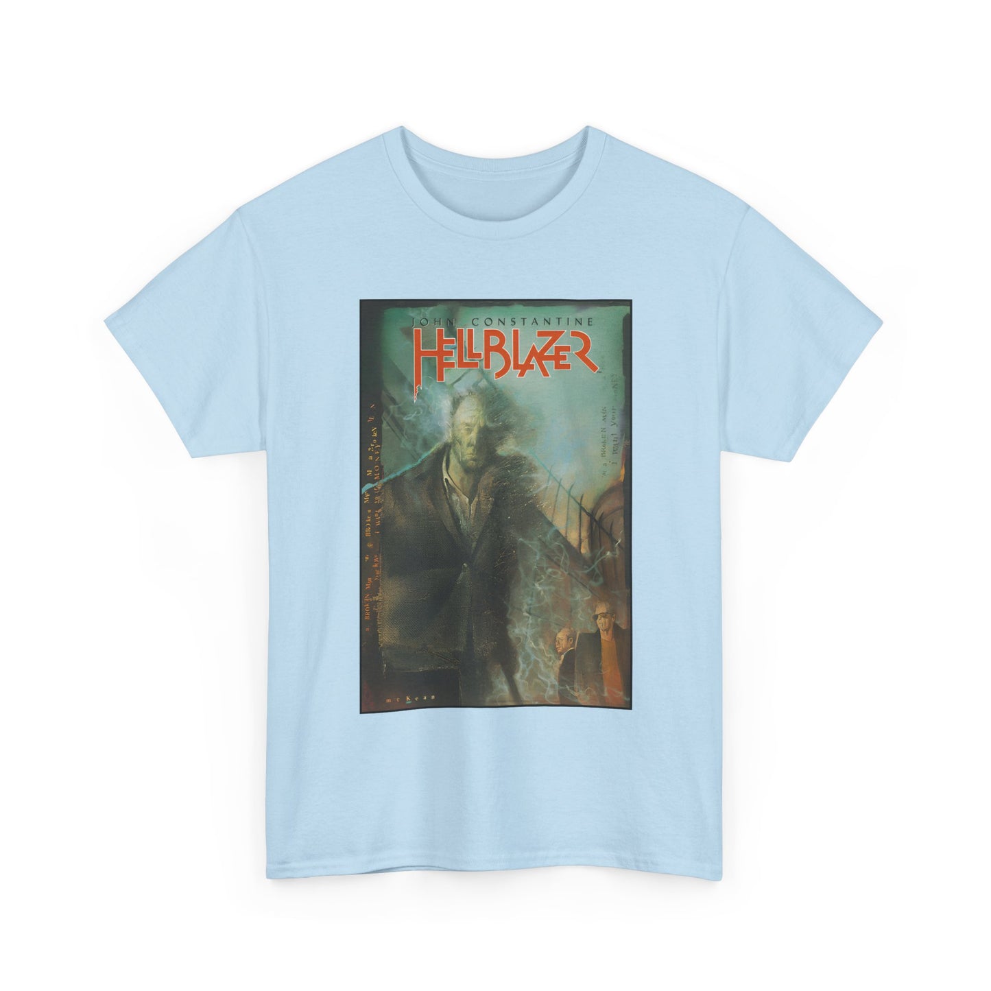 John Constantine Hellblazer T-Shirt - Dave McKean Art - #19 Cover - DC Comics, Vertigo Comics