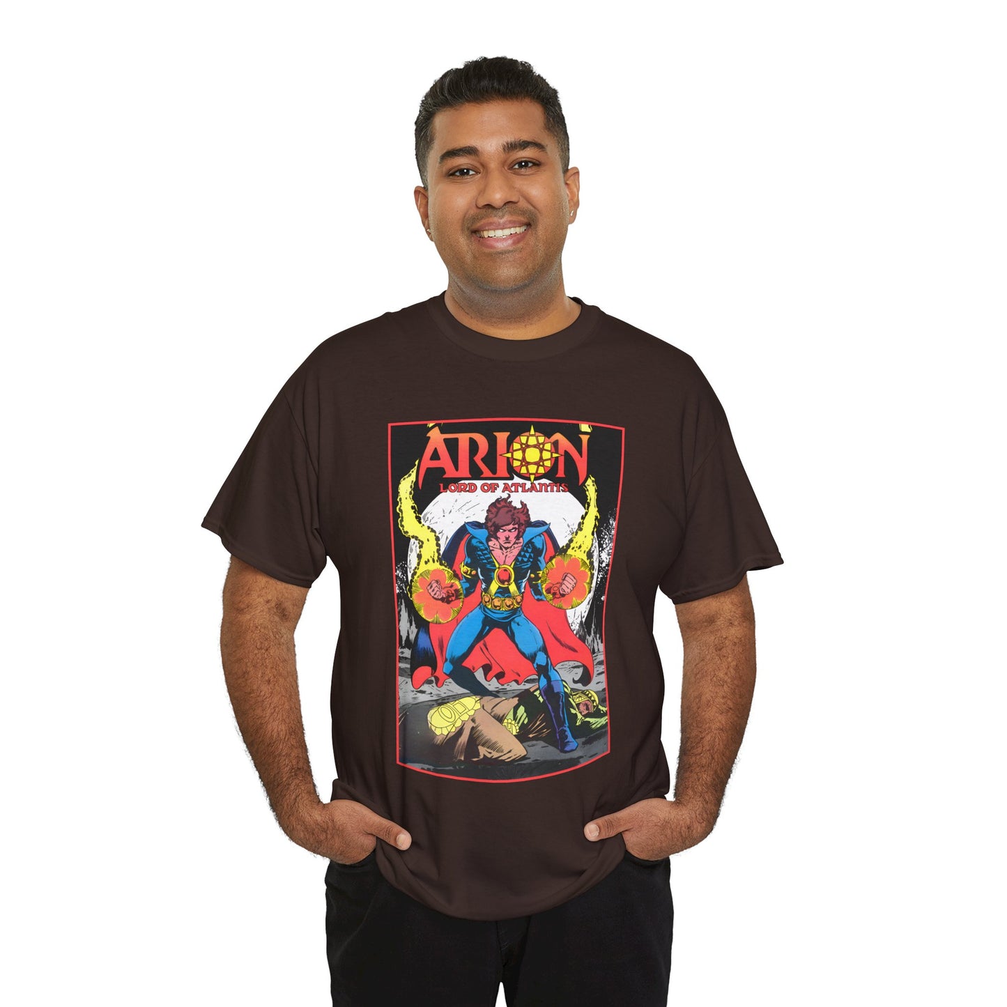 Arion, Lord of Atlantis T-Shirt - Jan Duursema Art - Atlantis Wizard - Lord of Order - Lord High Mage - DC Comics