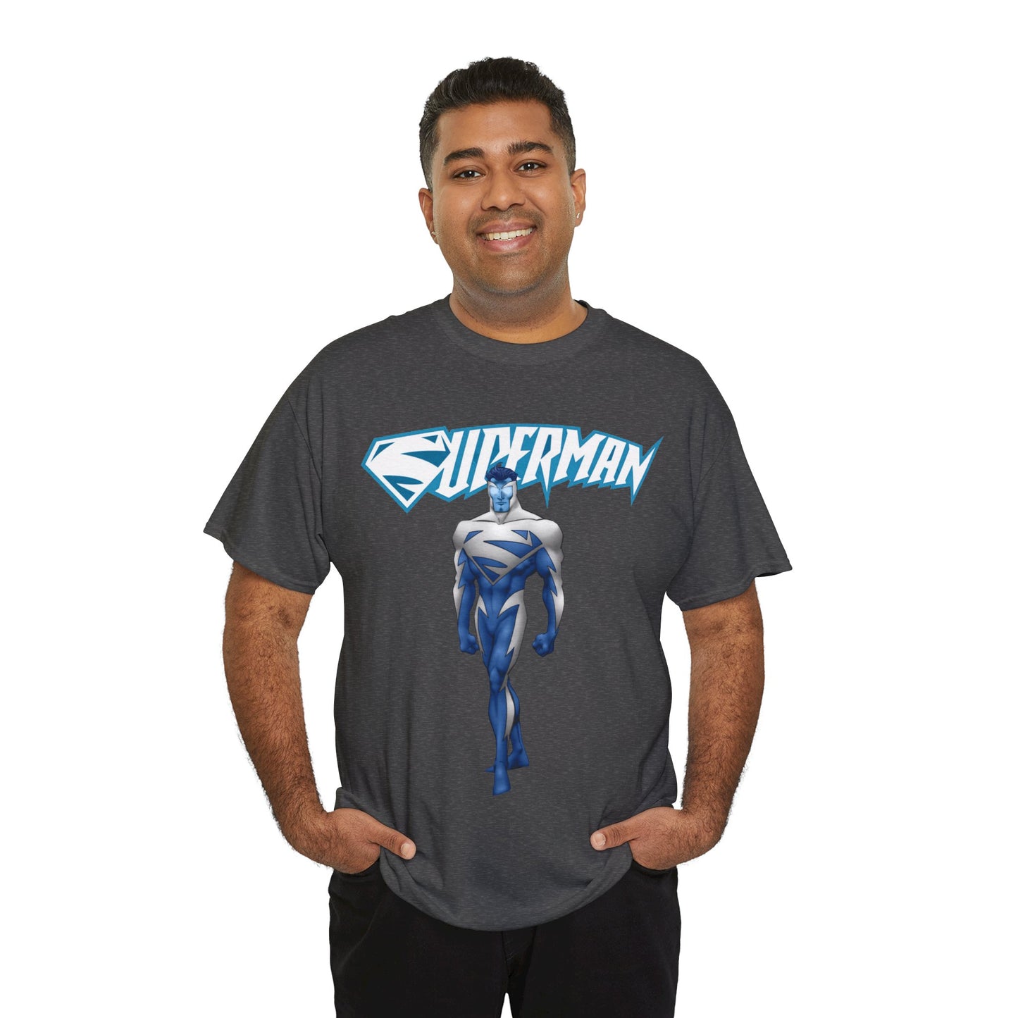 Superman T-Shirt - Clark Kent - Man of Steel - DC Comics - Electric Superman 1990s Storyline