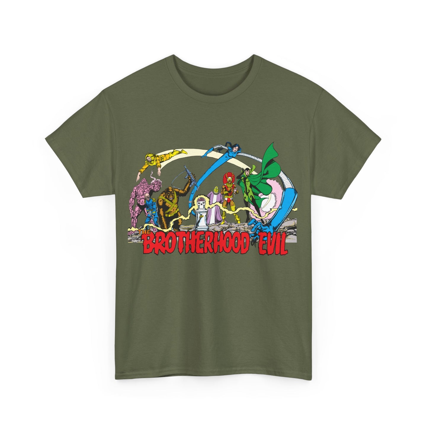 Brotherhood of Evil T-Shirt - George Perez Art - New Teen Titans, Doom Patrol - DC Comics - Madame Rouge, Phobia