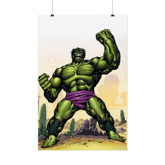 Incredible Hulk Rolled Poster - John Byrne Art - Marvel Comics - Multiple Sizes Up to 24"x36"