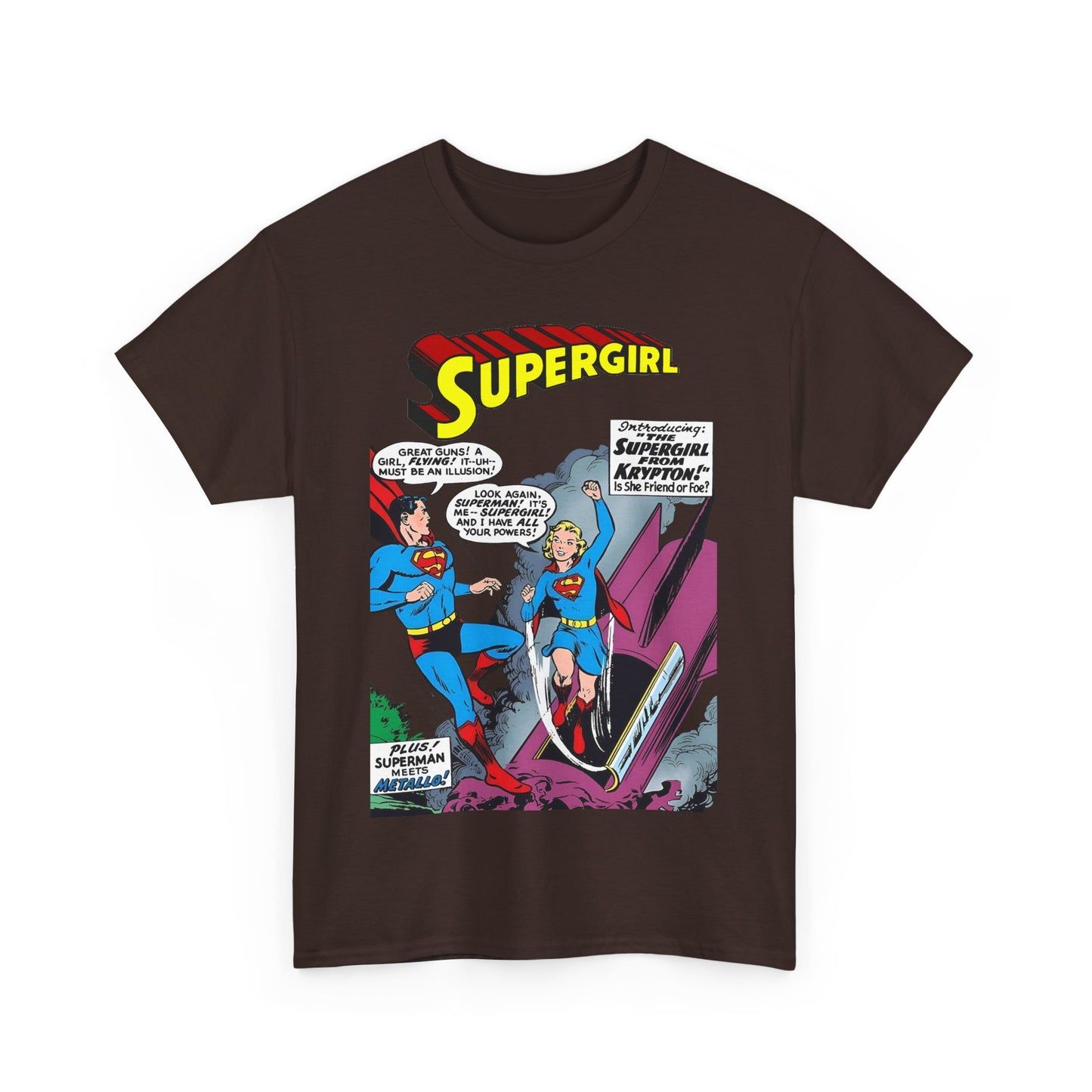 Supergirl T-Shirt - Action Comics #252 - 1st Appearance of Supergirl Cover Art - Kara from Kandor - DC Comics