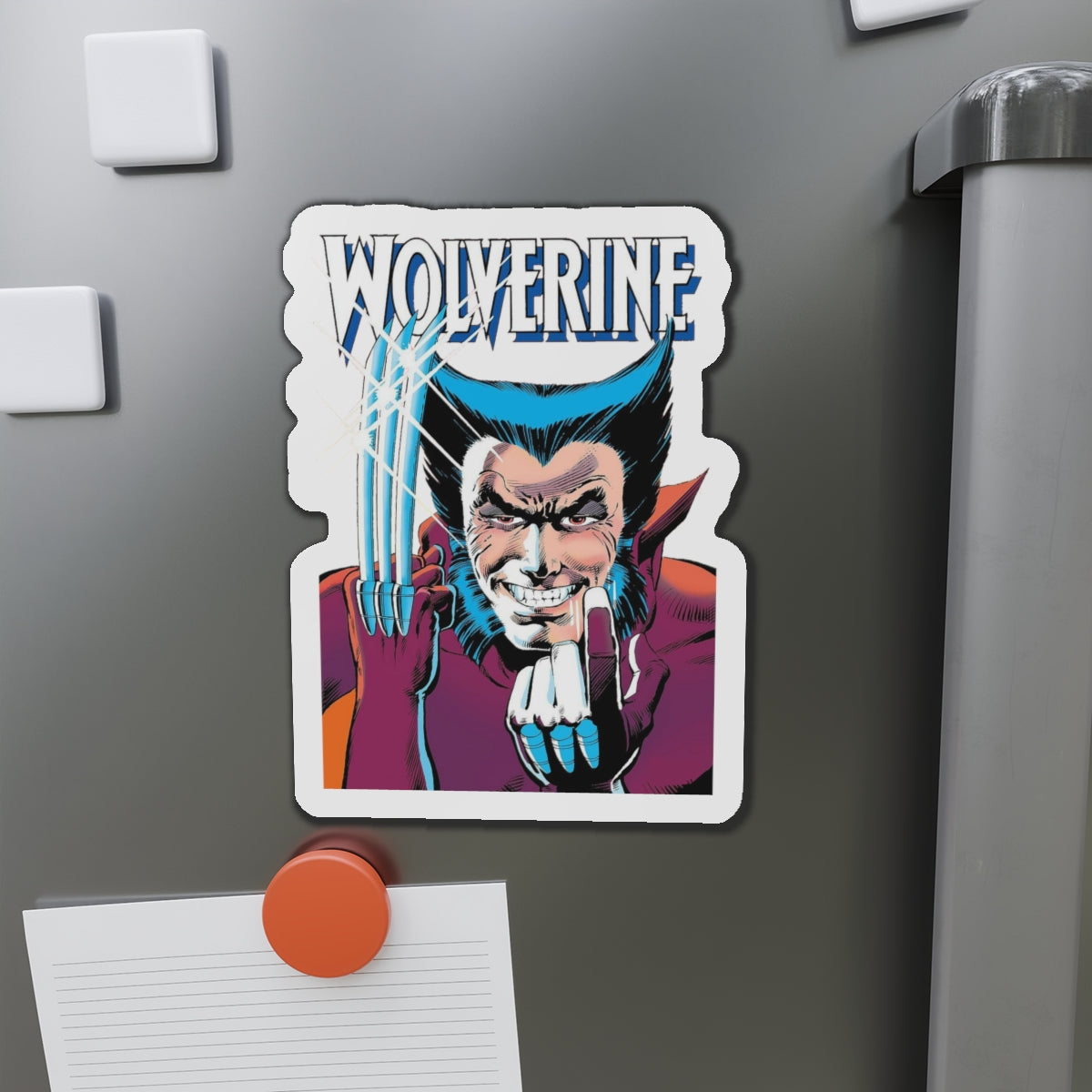Wolverine Die-Cut Magnet - Frank Miller Art - 1982 Mini-Series - Marvel Comics - 3", 4", 5", 6"
