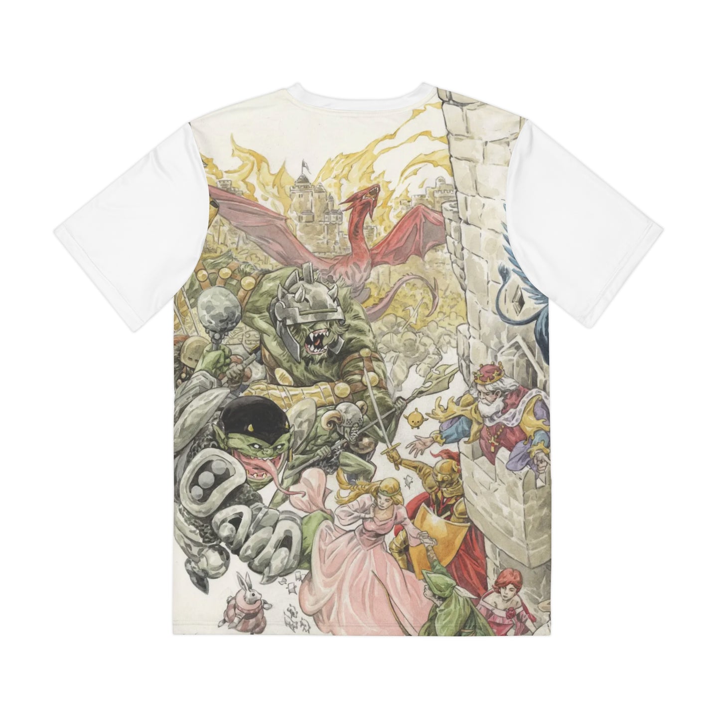 Fables All Over Print Tee (Polyester) - Mark Buckingham Art (IMPROVED PLACEMENT AND PRINTING TECHNIQUES)