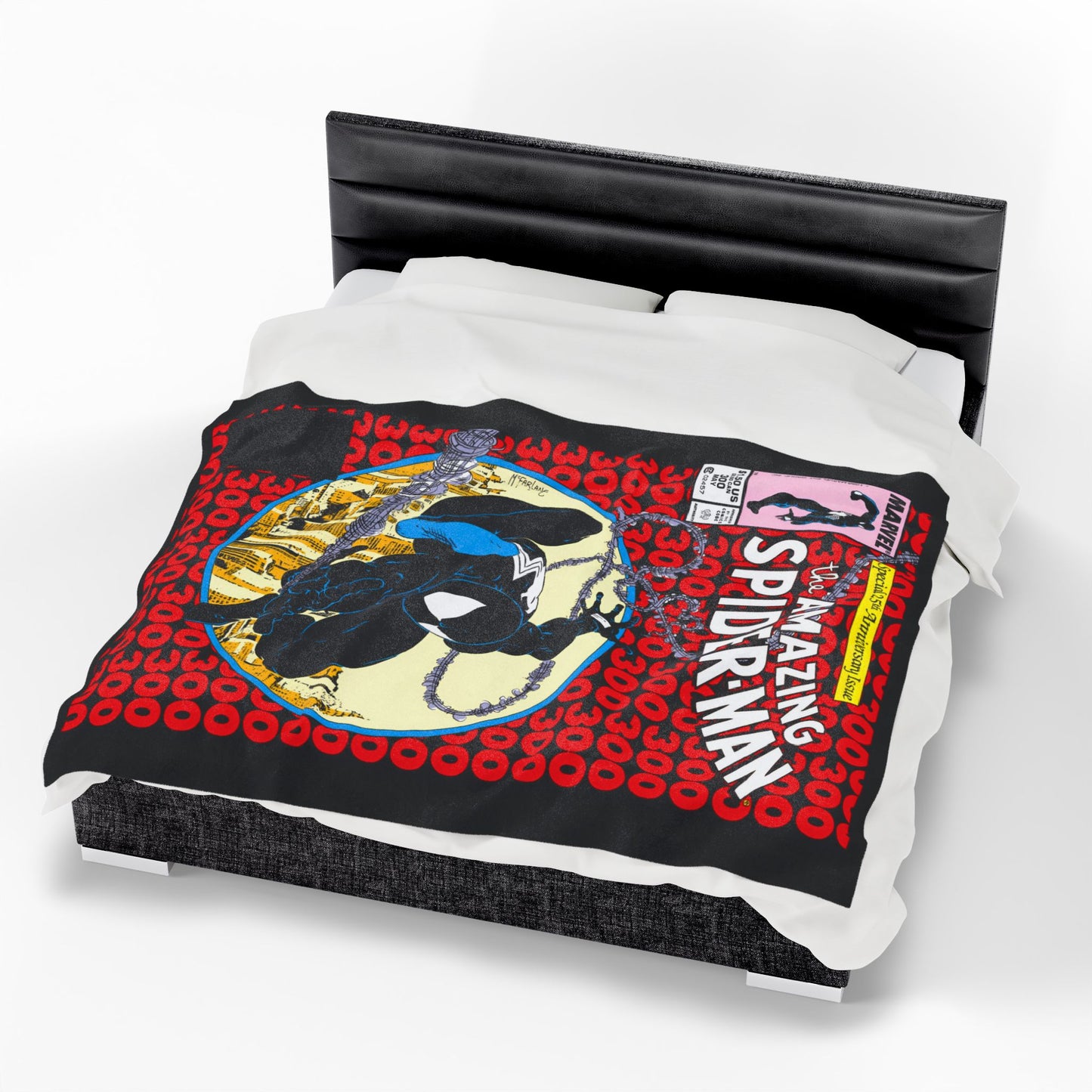 Amazing Spider-Man #300 Velveteen Plush Blanket 60x80" - Todd McFarlane Art - Peter Parker - Marvel Comics