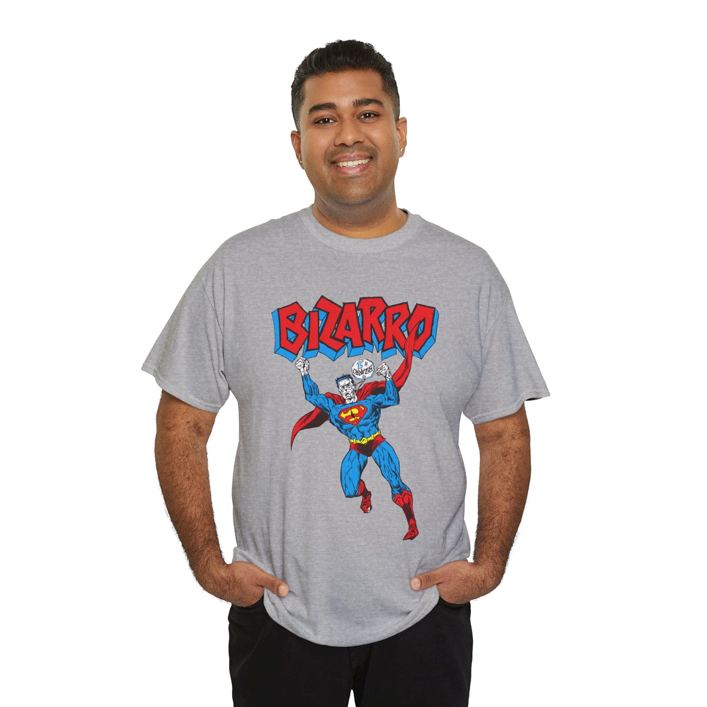 Bizarro T-Shirt - Superman Villain - DC Comics - Bizarro World - Who's Who Art - Silver Age Favourite