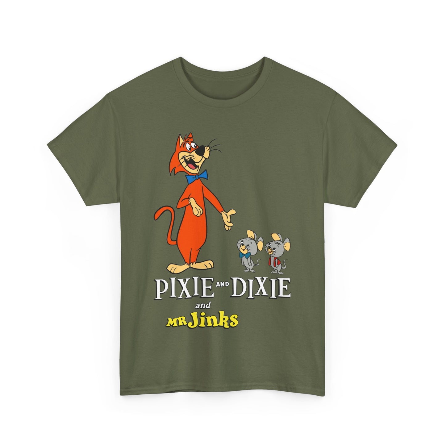 Pixie & Dixie & Mr Jinks T-Shirt - Classic Hanna-Barbera Saturday Morning Cartoon - I Hate Meeces to Pieces!