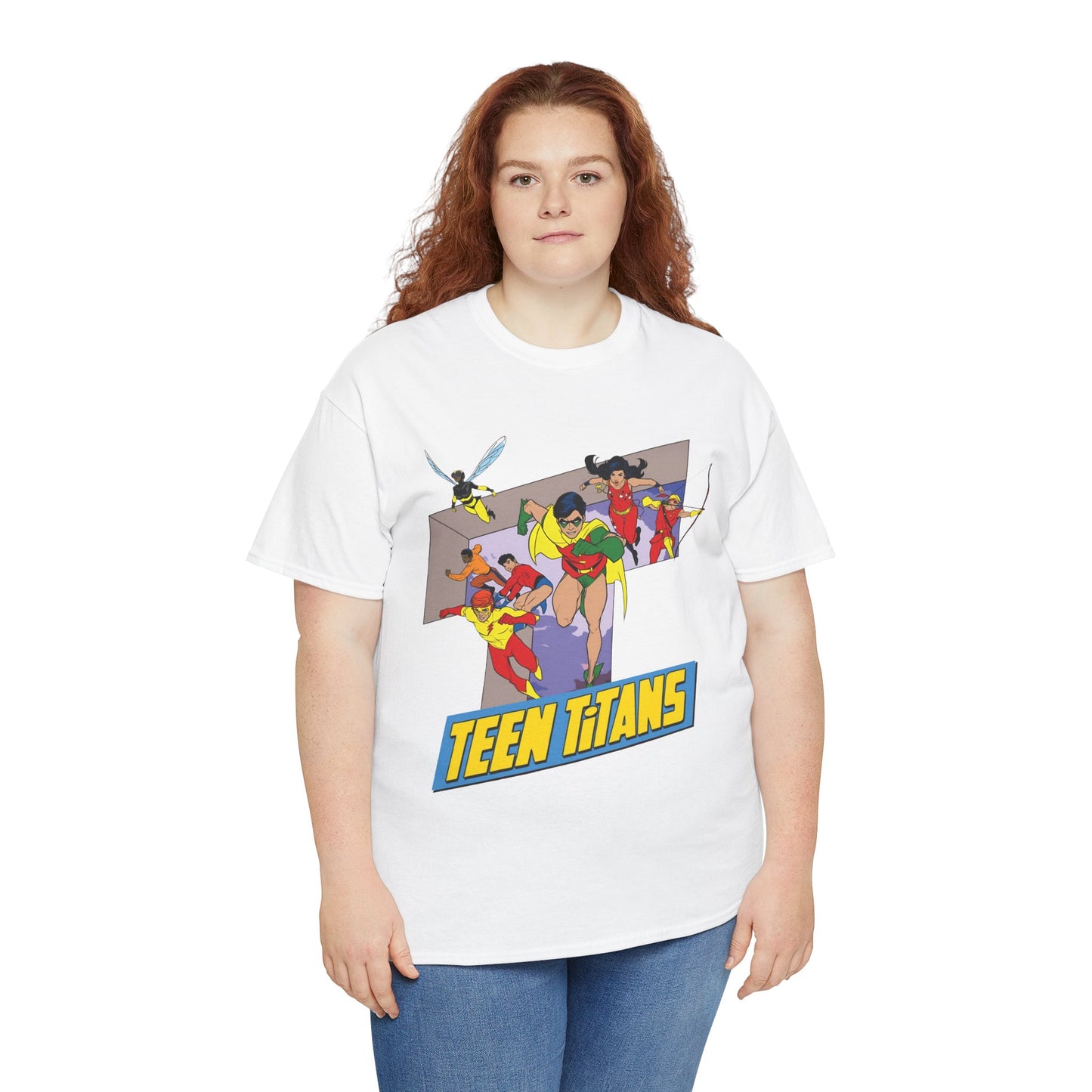 Teen Titans T-Shirt - Robin, Wonder Girl, Kid Flash, Speedy, Bumblebee, Mal, Aqualad - DC Comics