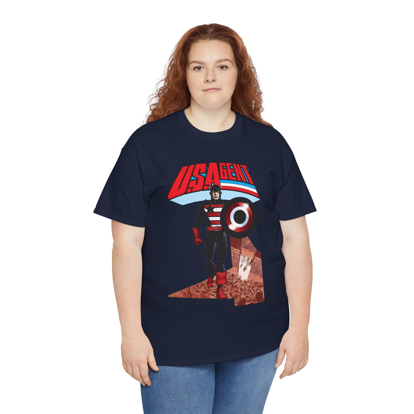 US Agent T-Shirt - Phil Jimenez Art - John Walker - Captain America Character - Marvel Comics