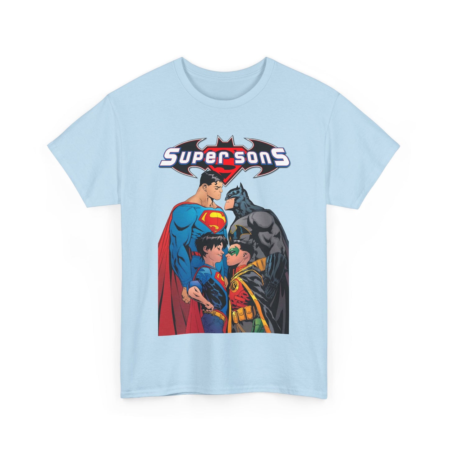 Super Sons T-Shirt - Jorge Jimenez Art - Superman, Batman, Jon Kent, Damian Wayne - DC Comics - Sons of Superman & Batman