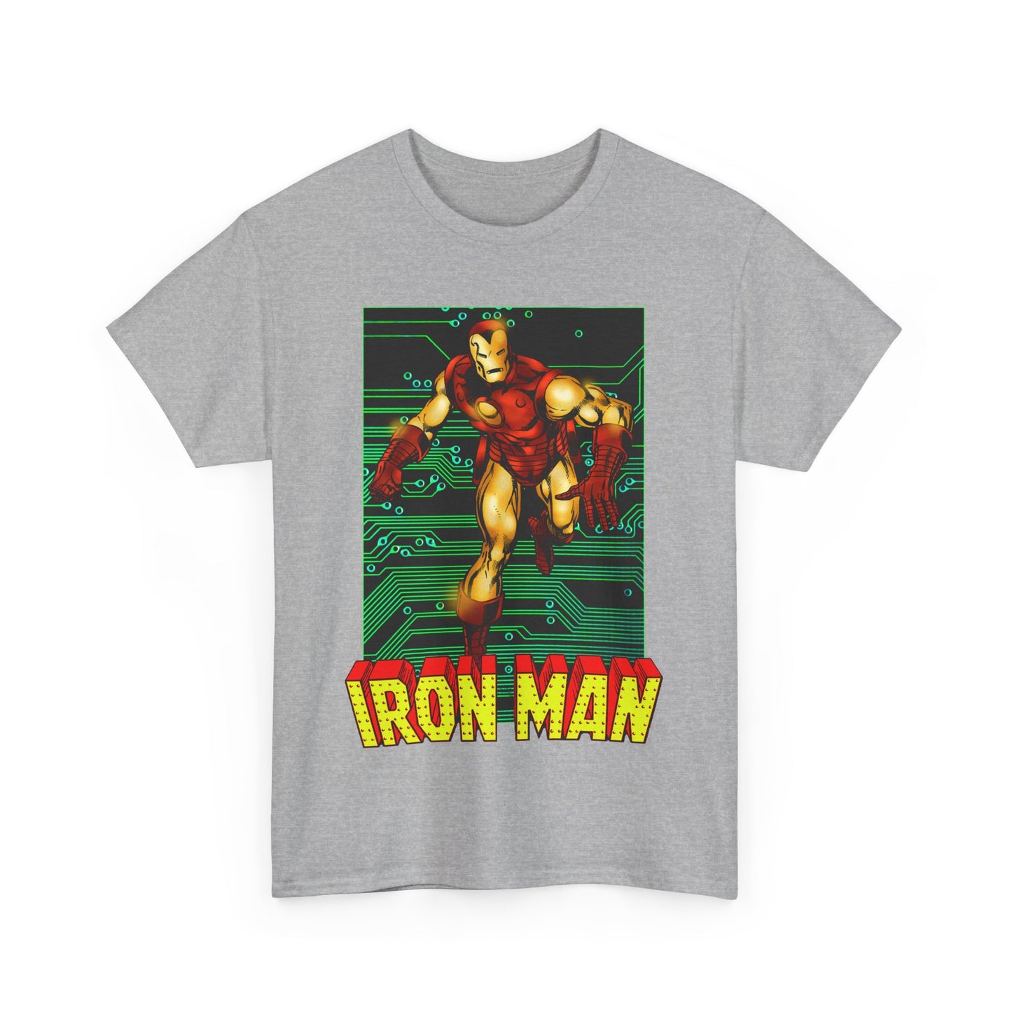 Iron Man T-Shirt - John Byrne Art - Tony Stark, Stark Industries - Avengers Member & Leader - Marvel Comics Armored Hero