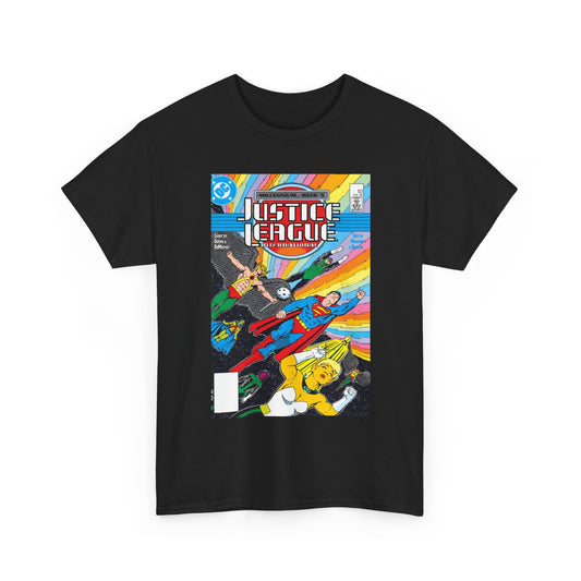 Justice League International T-Shirt - Kevin Maguire Art - DC Comics