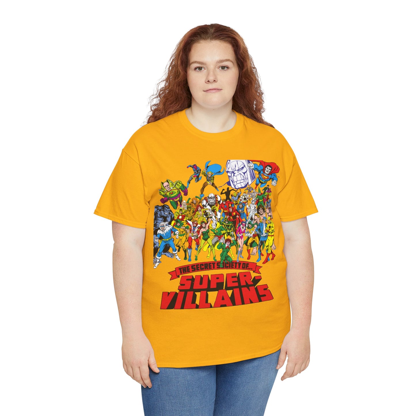 Secret Society of Super-Villains T-Shirt - DC Comics - SSOSV - Luthor, Grodd, Darkseid, Sinestro, Poison Ivy, Mirror Master