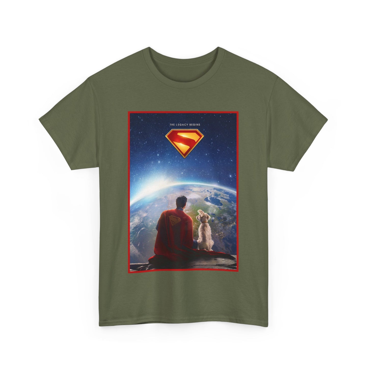 Superman Legacy T-Shirt - 2025 James Gunn Movie Scene - Clark & Krypto On the Moon - David Corenswet - DC Comics - Man of Steel