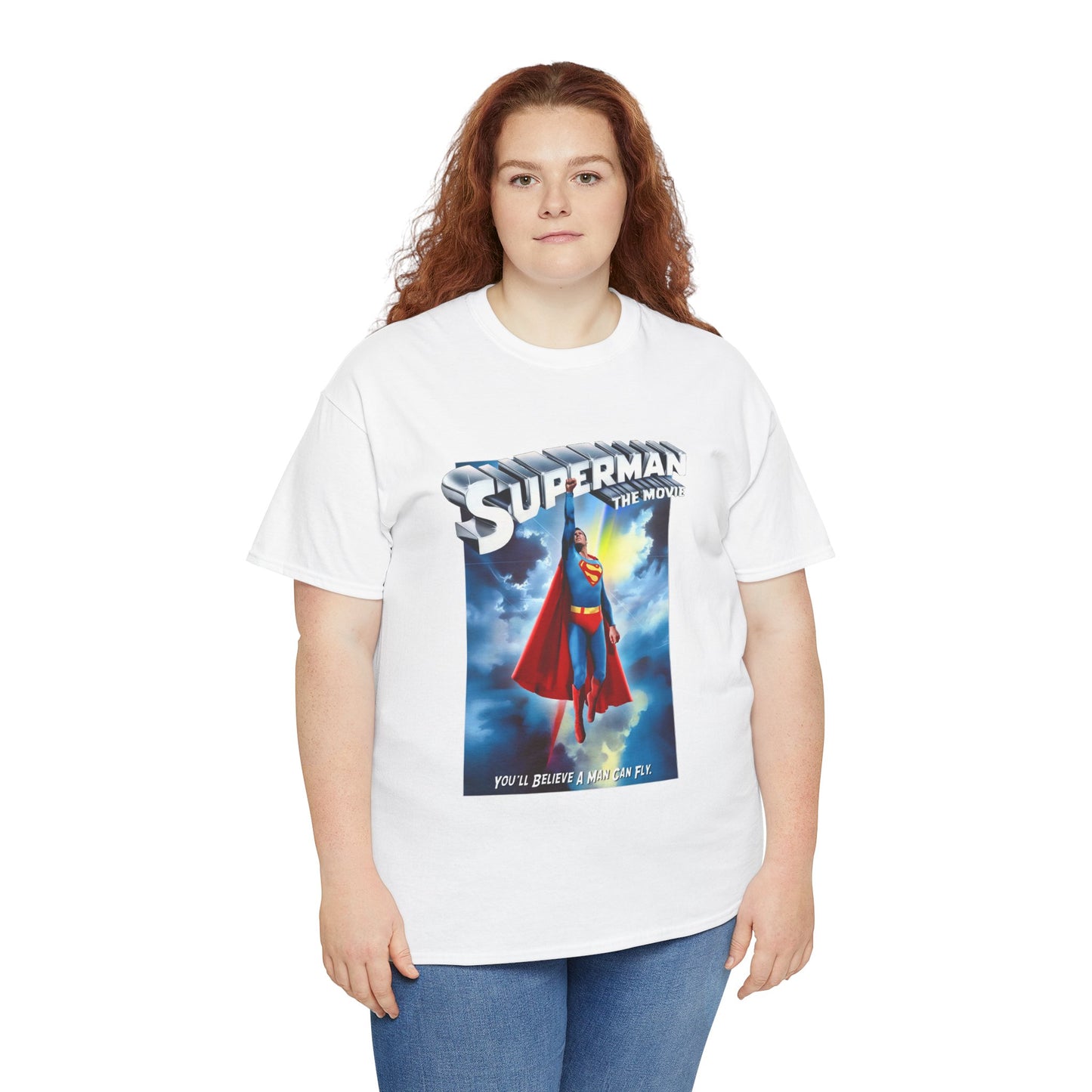 Superman The Movie T-Shirt - DC Comics - Man of Steel - Christopher Reeve 1978