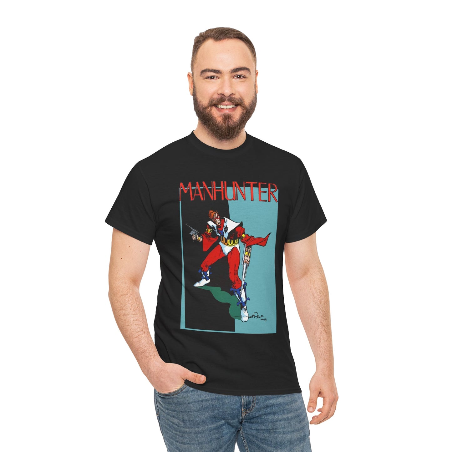 Manhunter T-Shirt - Walt Simonson Art - Detective Comics - Paul Kirk - DC Comics - Batman Connection