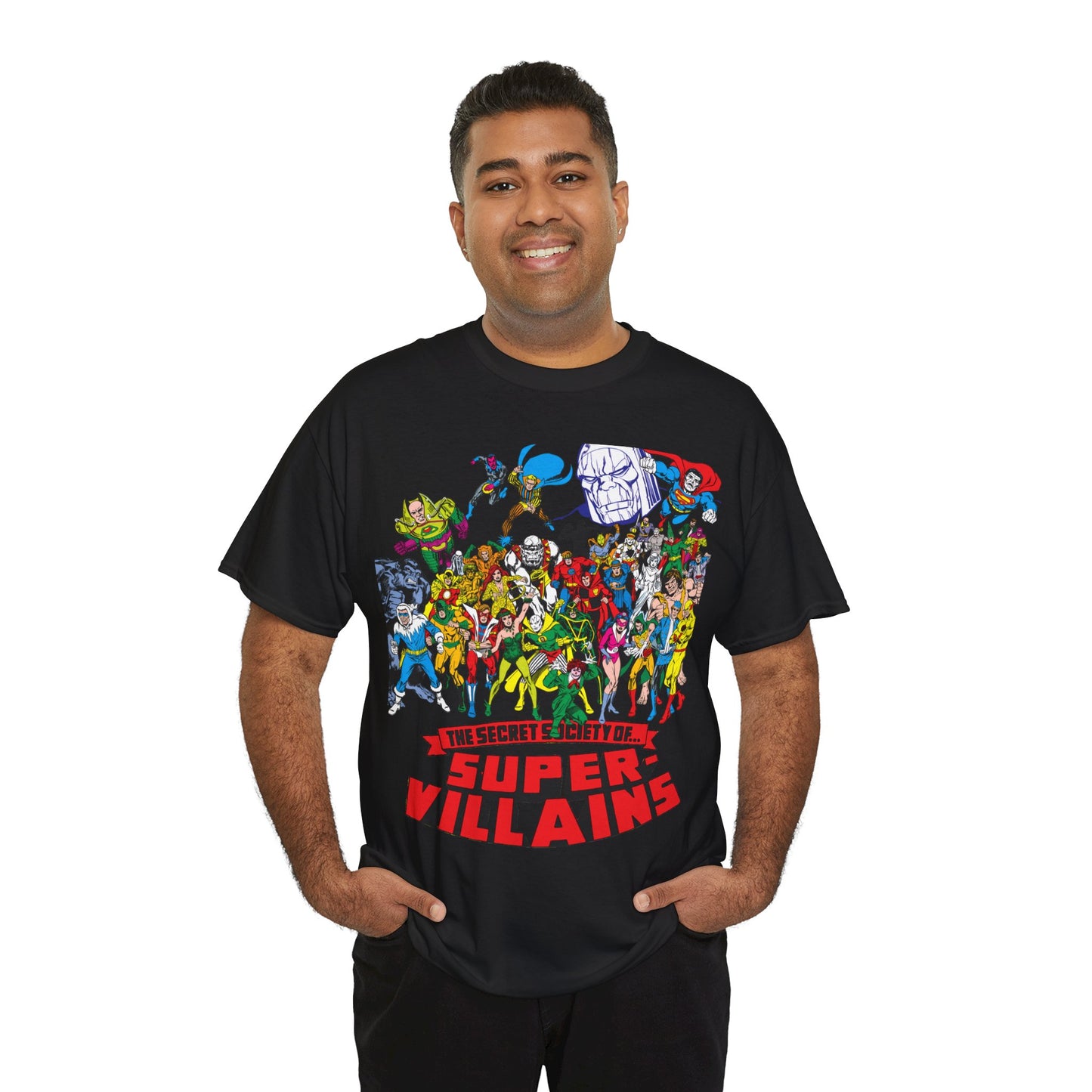 Secret Society of Super-Villains T-Shirt - DC Comics - SSOSV - Luthor, Grodd, Darkseid, Sinestro, Poison Ivy, Mirror Master
