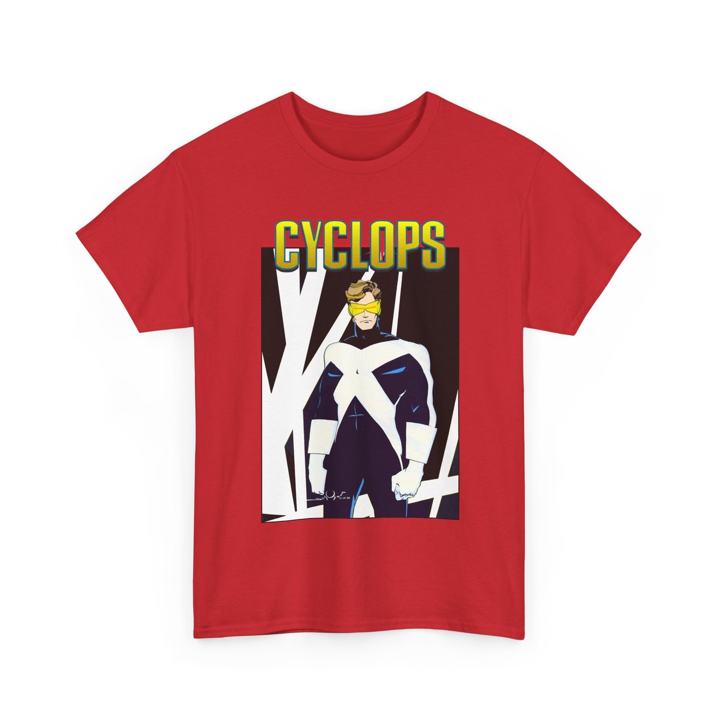 Cyclops T-Shirt - Walt Simonson Art - X-Men, X-Factor Member & Leader - Scott Summers - Marvel Comics