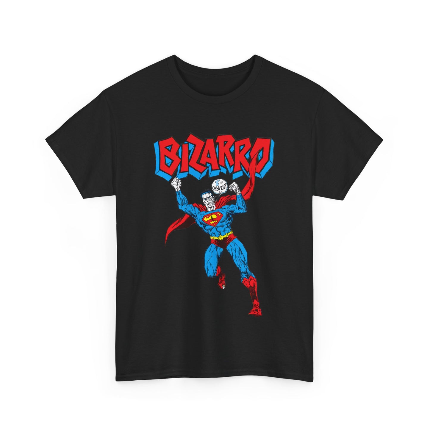 Bizarro T-Shirt - Superman Villain - DC Comics - Bizarro World - Who's Who Art - Silver Age Favourite