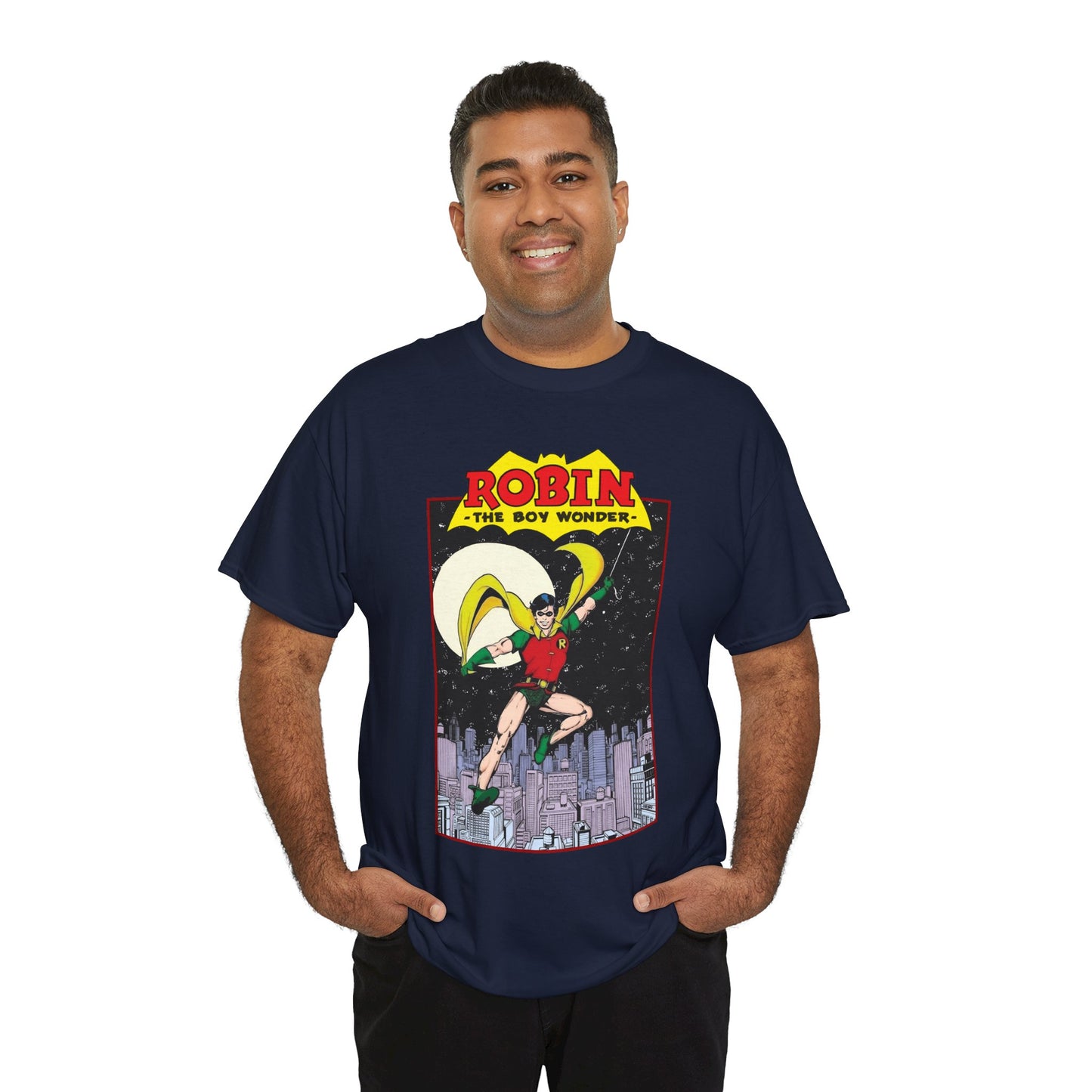 Robin the Boy Wonder T-Shirt - George Perez Art - New Teen Titans Member & Leader - DC Comics