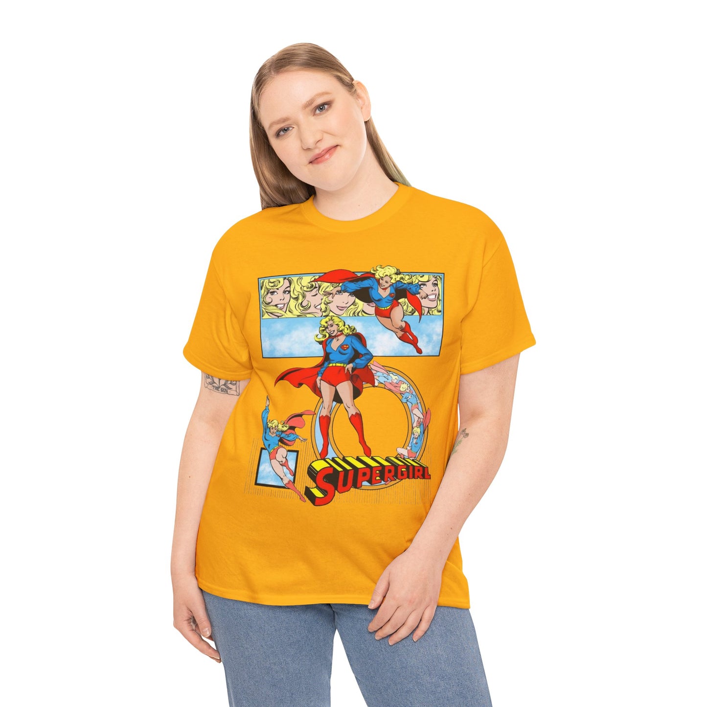 Supergirl T-Shirt - Krypton, Superman, Kara, Kandor - DC Comics - 1980s Art - Style Guide - Superman's Cousin
