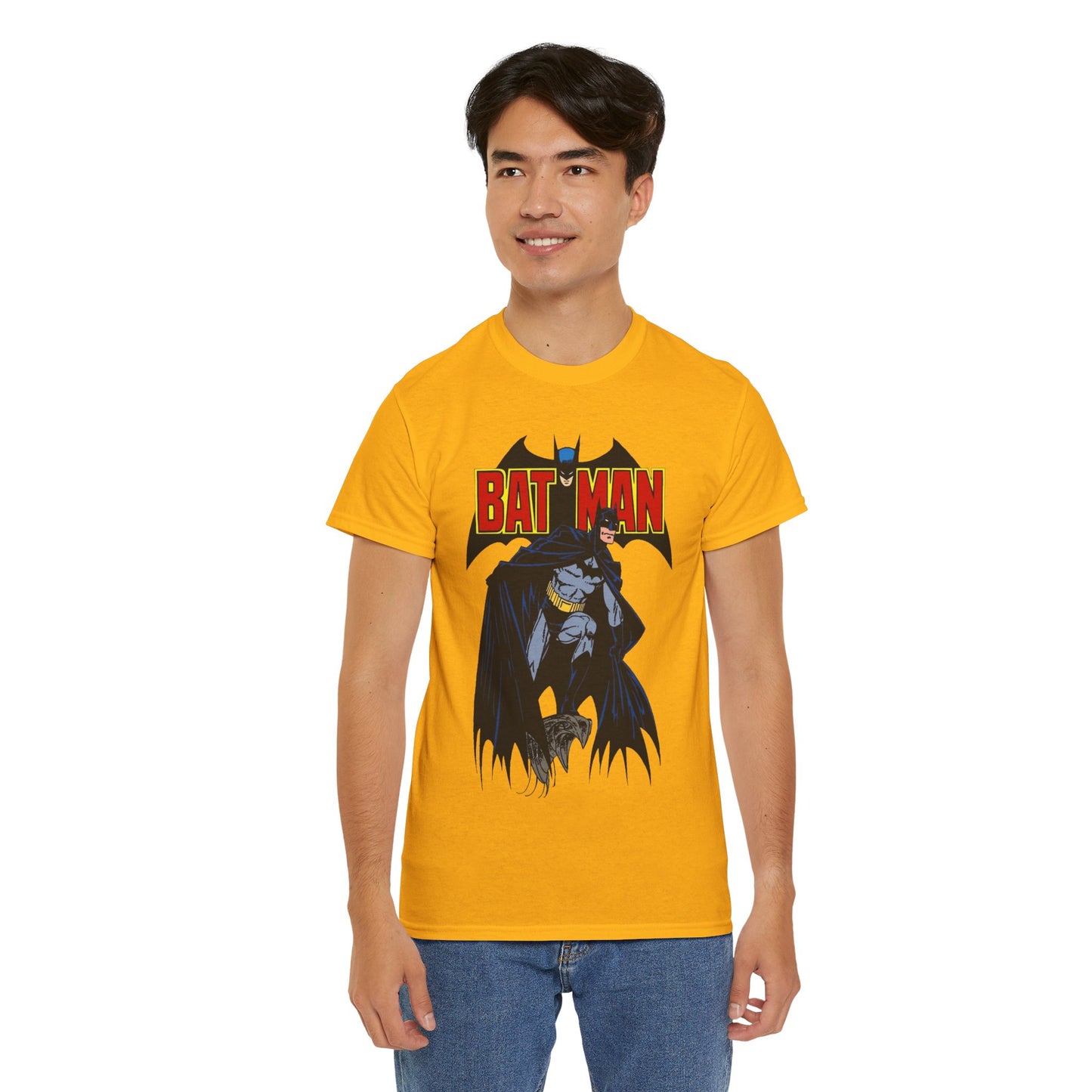 Golden Age Batman T-Shirt - John Byrne Art - DC Comics - Gotham City - Justice Society Member - JSA