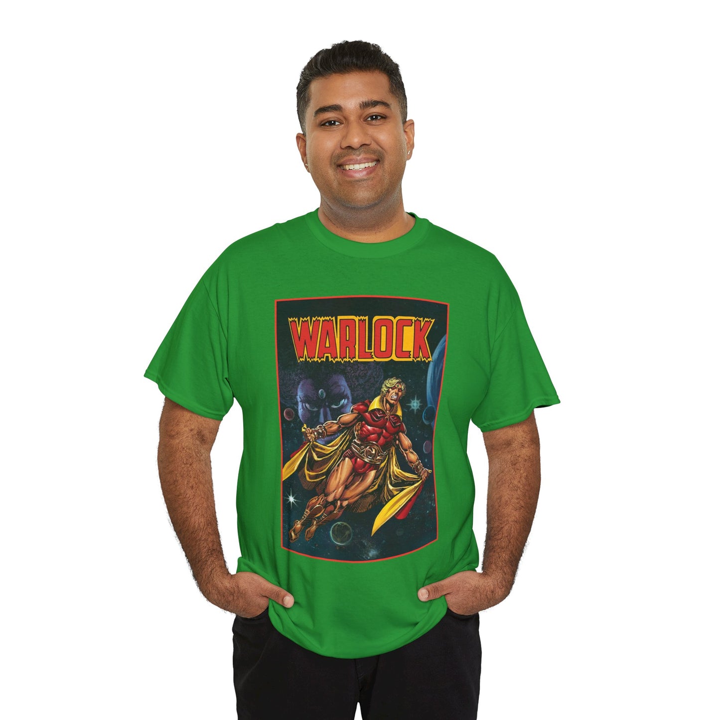 Warlock T-Shirt - Jim Starlin Art - Marvel Comics - Cosmic Superhero - The Enclave - Him