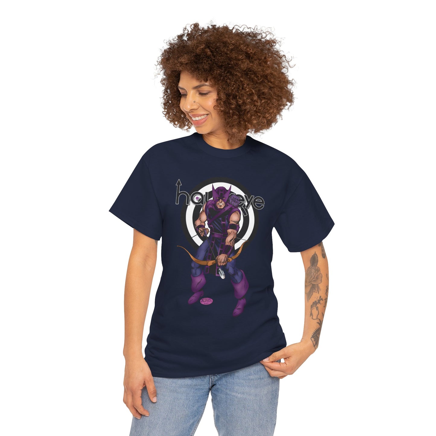 Hawkeye T-Shirt - John Byrne Art - Clint Barton, Avengers Leader & Member - Marvel's Ultimate Archer - Marvel Comics