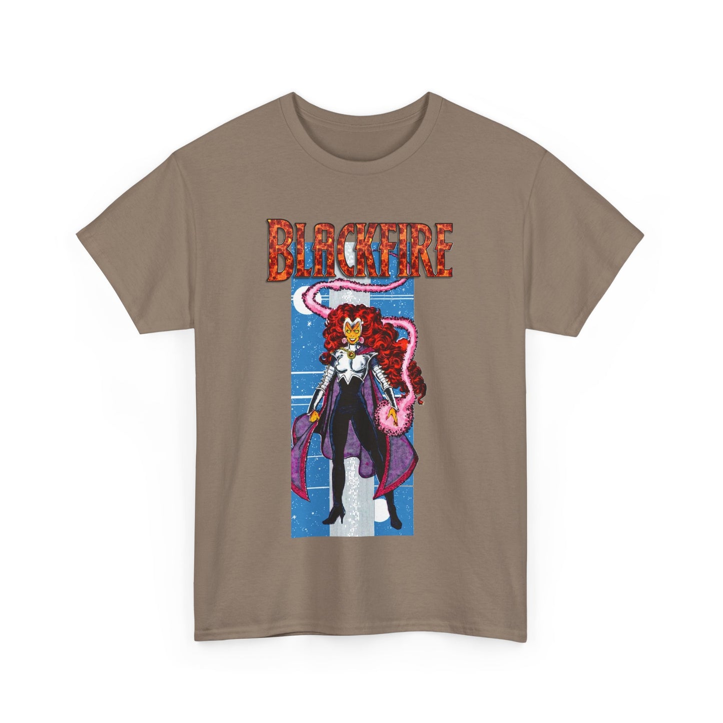 Blackfire T-Shirt - George Perez Art - New Teen Titans Enemy, Starfire's Evil Sister - From Tamaran - DC Comics