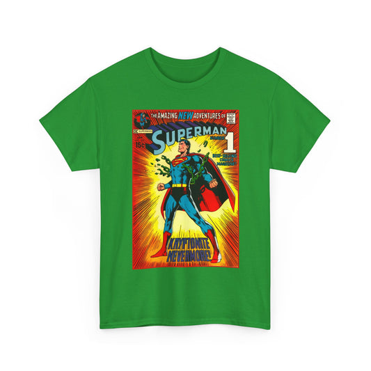 Superman #233 T-Shirt - Neal Adams Art - Kryptonite No More - Classic Bronze Age Cover - DC Comics