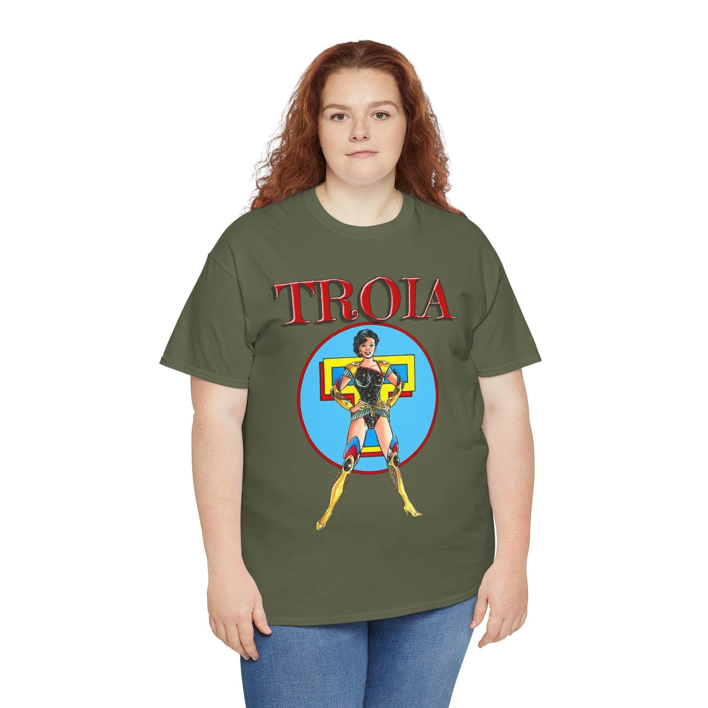 Troia T-Shirt - George Perez Art - New Teen Titans - Donna Troy - Wonder Girl - Greek God Connection - DC Comics