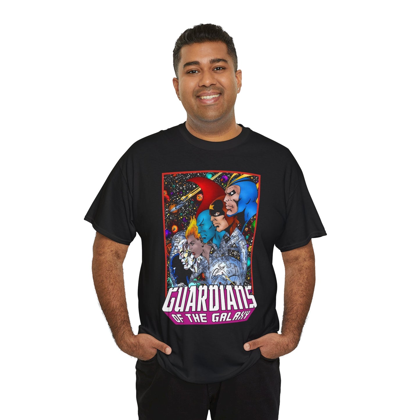 Guardians of the Galaxy T-Shirt - George Perez Art - Starhawk, Yondu, Vance Astro - Marvel Comics