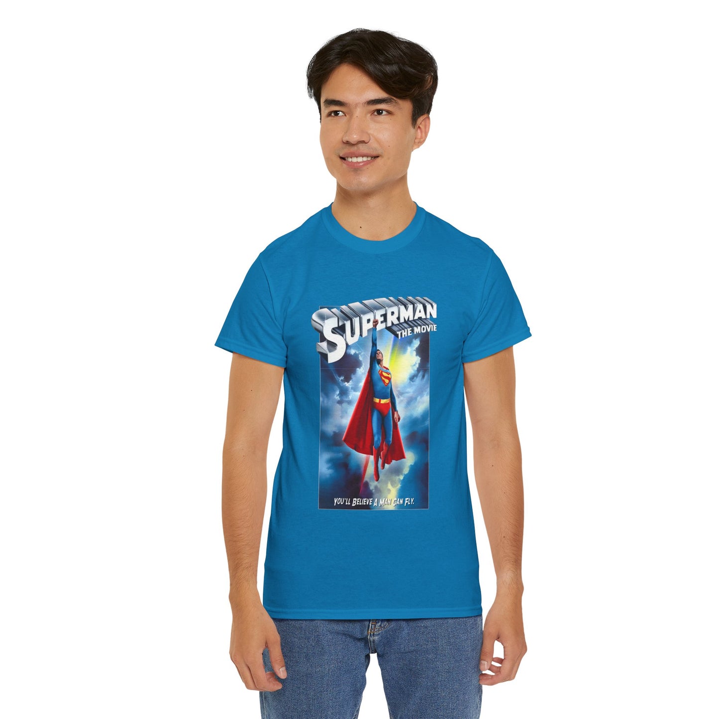 Superman The Movie T-Shirt - DC Comics - Man of Steel - Christopher Reeve 1978