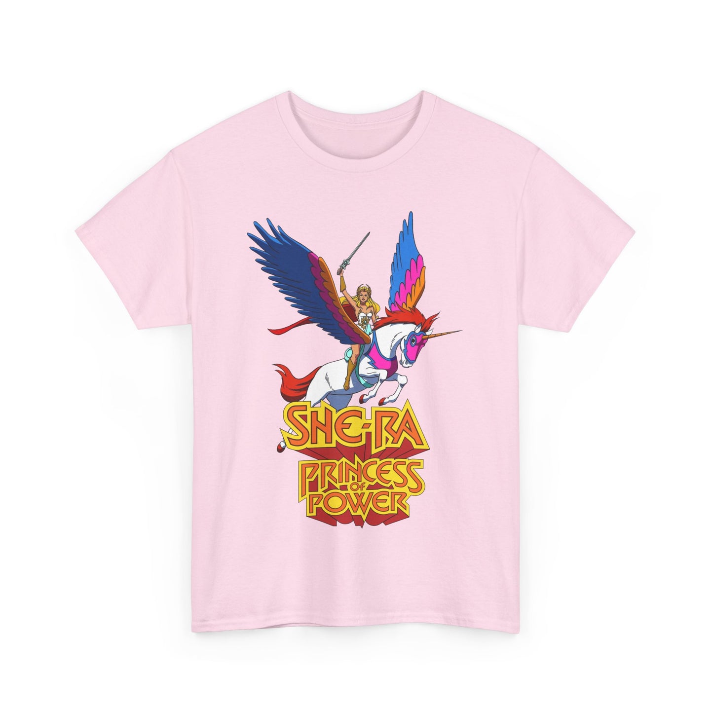 She-Ra & Swiftwind T-Shirt - Adora, Princess of Power, POP - Beloved Filmation Cartoon from the 1980s - He-Man Connection - Etheria - Fighting Hordak and the Evil Horde