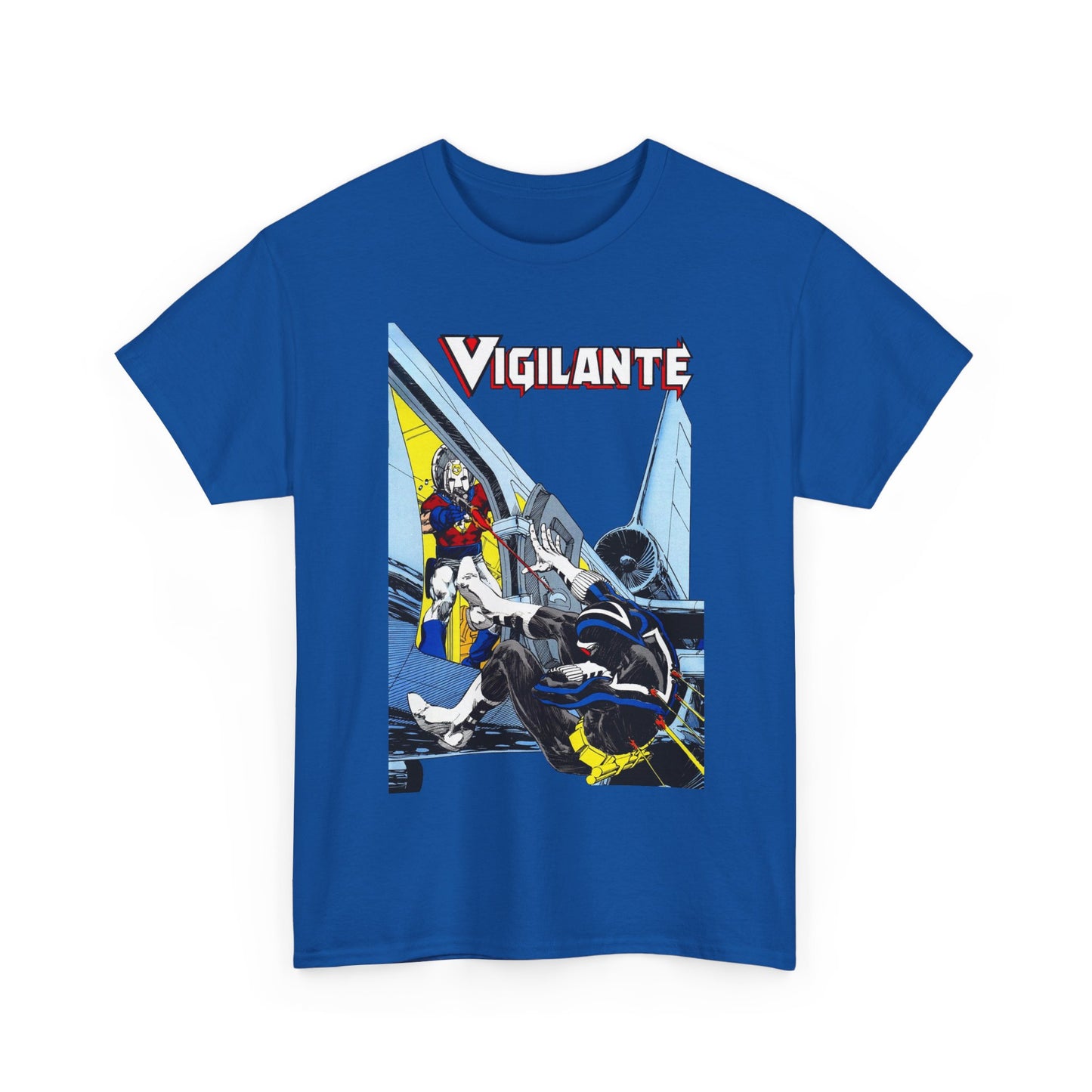 Vigilante Vs Peacemaker T-Shirt - Mike Grell Art - Adrian Chase - DC Comics