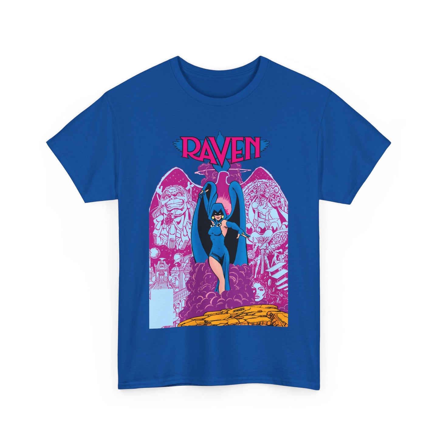 Raven T-Shirt - George Perez Art - New Teen Titans - Trigon, Azarath - DC Comics