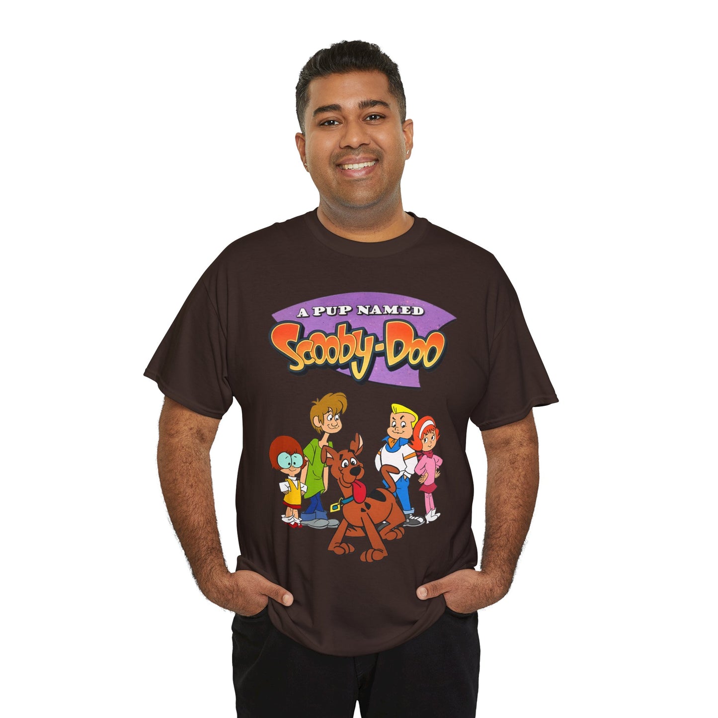 A Pup Named Scooby-Doo T-Shirt - Hanna-Barbera Cartoon TV Series 1990s - Fred, Daphne, Velma, Shaggy