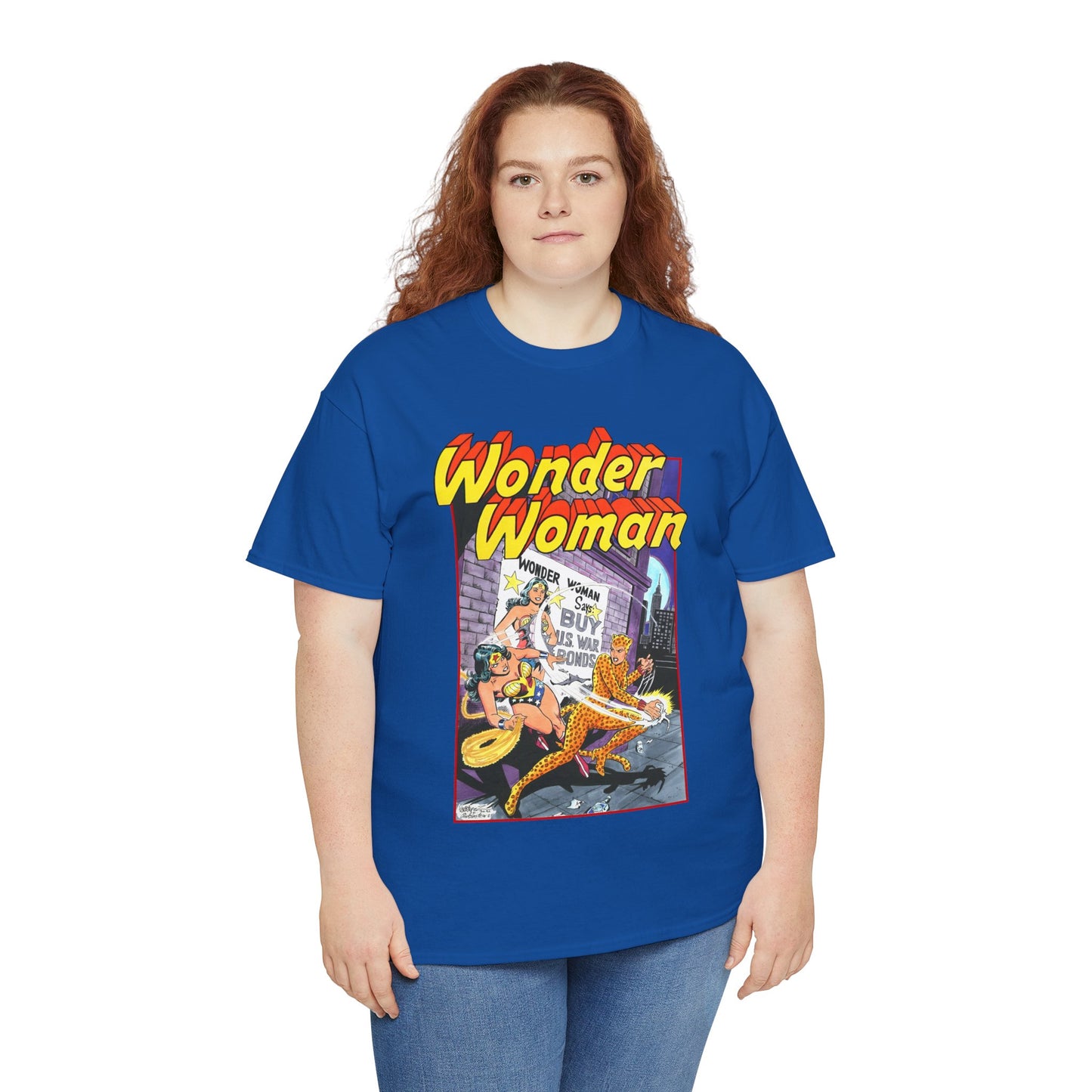 Wonder Woman T-Shirt - José Luis García-López Art - Vs The Cheetah - Classic Bronze Age Art - DC Comics
