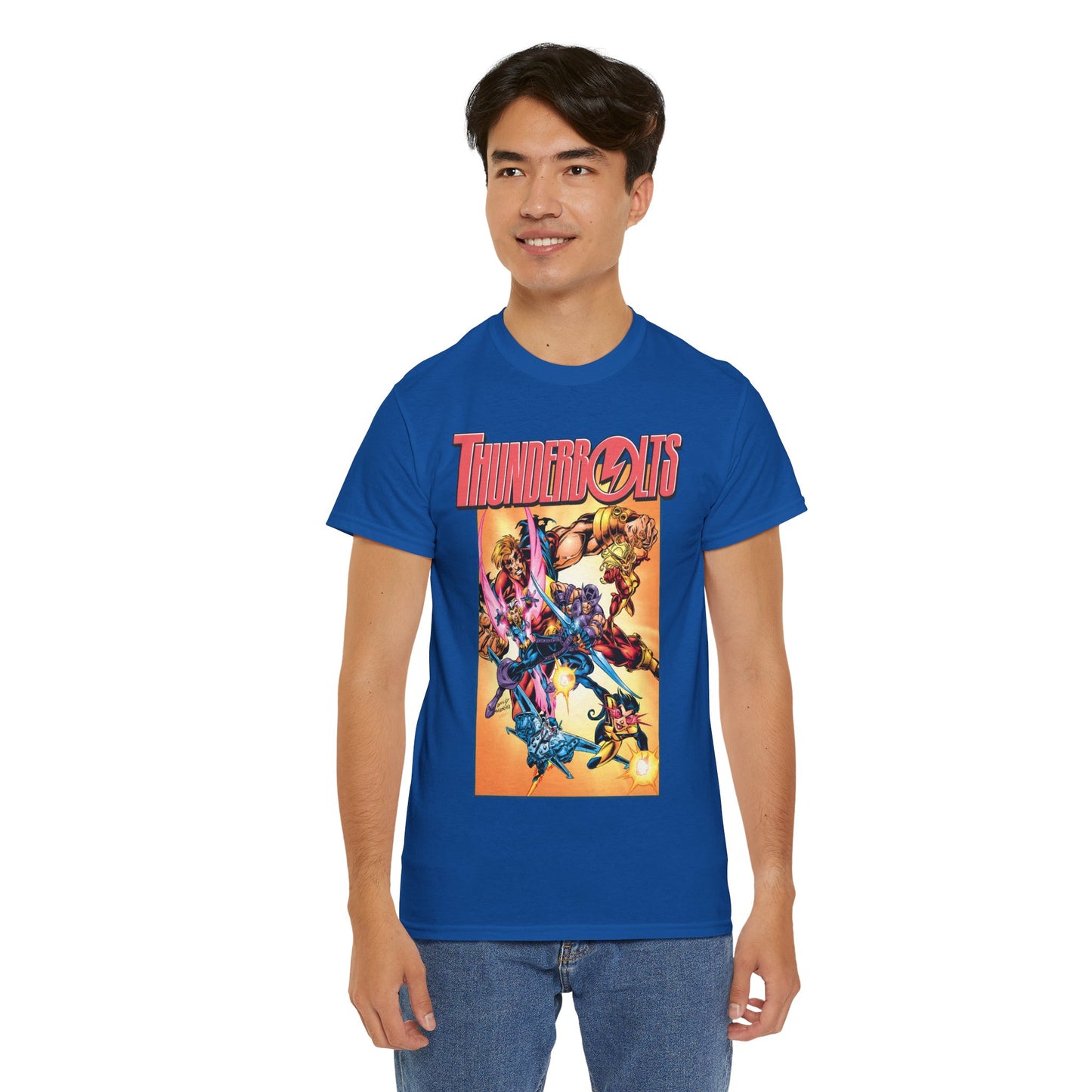 Thunderbolts T-Shirt - Mark Bagley Art - Hawkeye, Songbird - Marvel Comics - Avengers Connection
