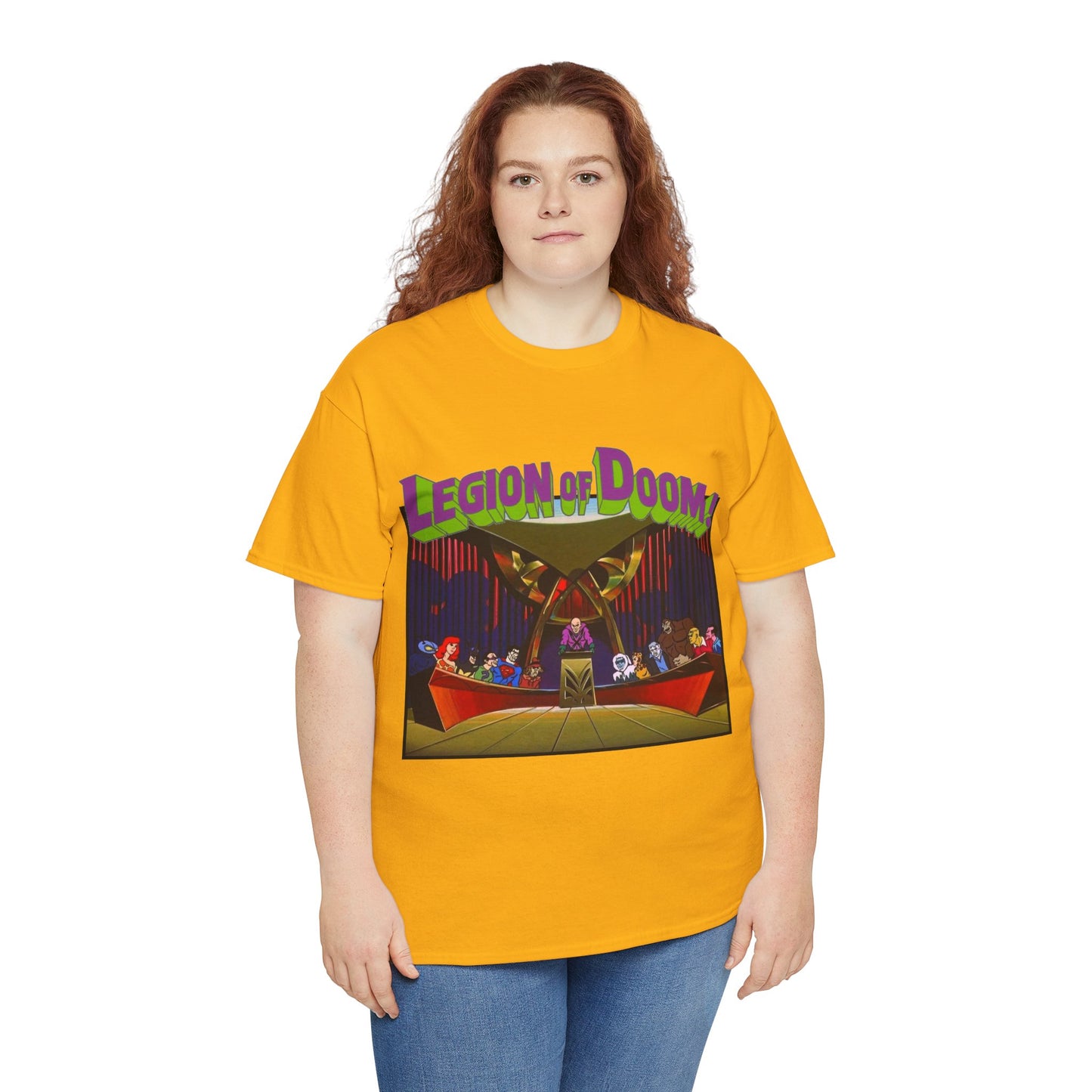 Legion of Doom T-Shirt - Super Friends Cartoon - Lex Luthor, Grodd, Brainiac, Giganta, Riddler, Bizarro, Scarecrow, Hanna-Barbera Animation