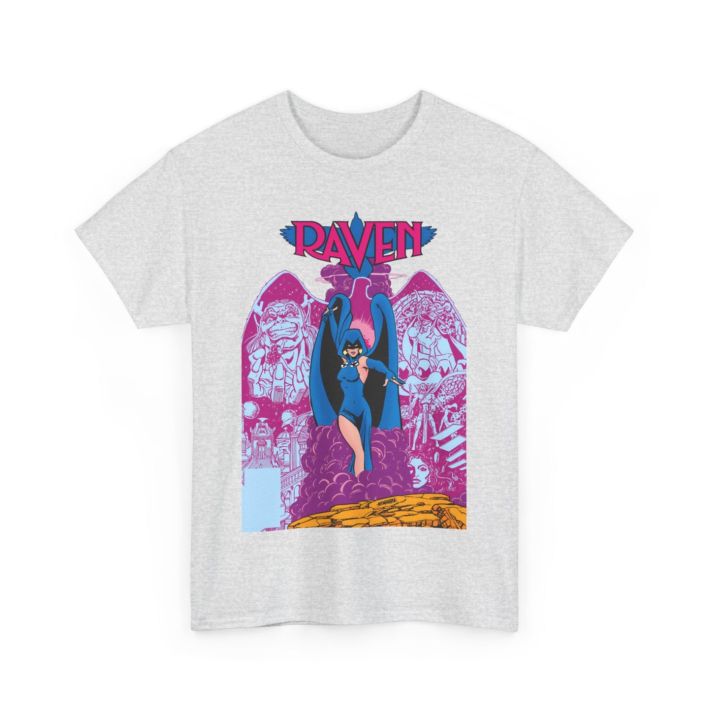 Raven T-Shirt - George Perez Art - New Teen Titans - Trigon, Azarath - DC Comics