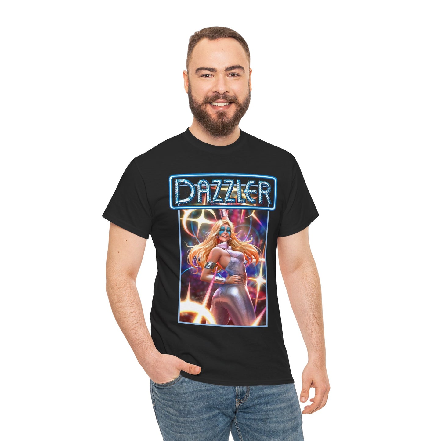 Dazzler T-Shirt - Derrick Chew Art - Alison Blaire - Mutant Pop Star - X-Men Member - Marvel Comics