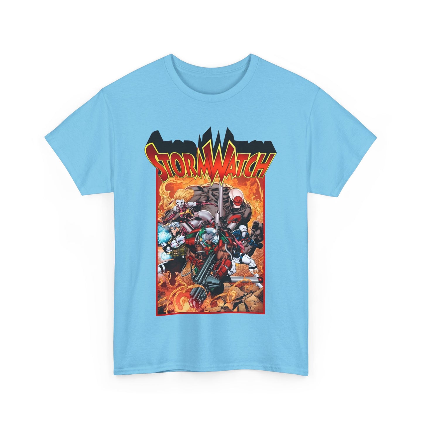 Stormwatch T-Shirt - Jim Lee Art - Battalion, Fuji, Hellstrike - Image/Wildstorm/DC Comics