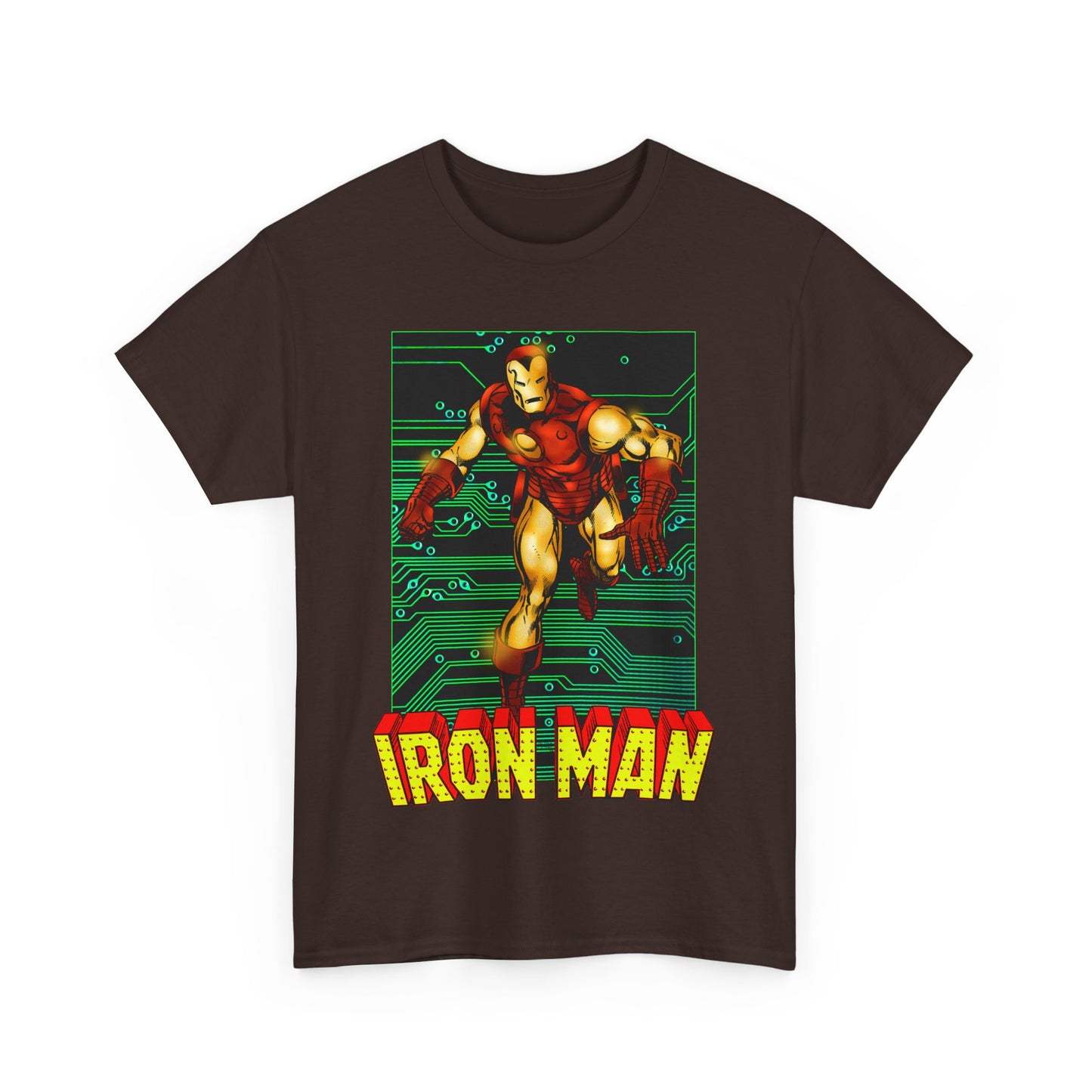 Iron Man T-Shirt - John Byrne Art - Tony Stark, Stark Industries - Avengers Member & Leader - Marvel Comics Armored Hero