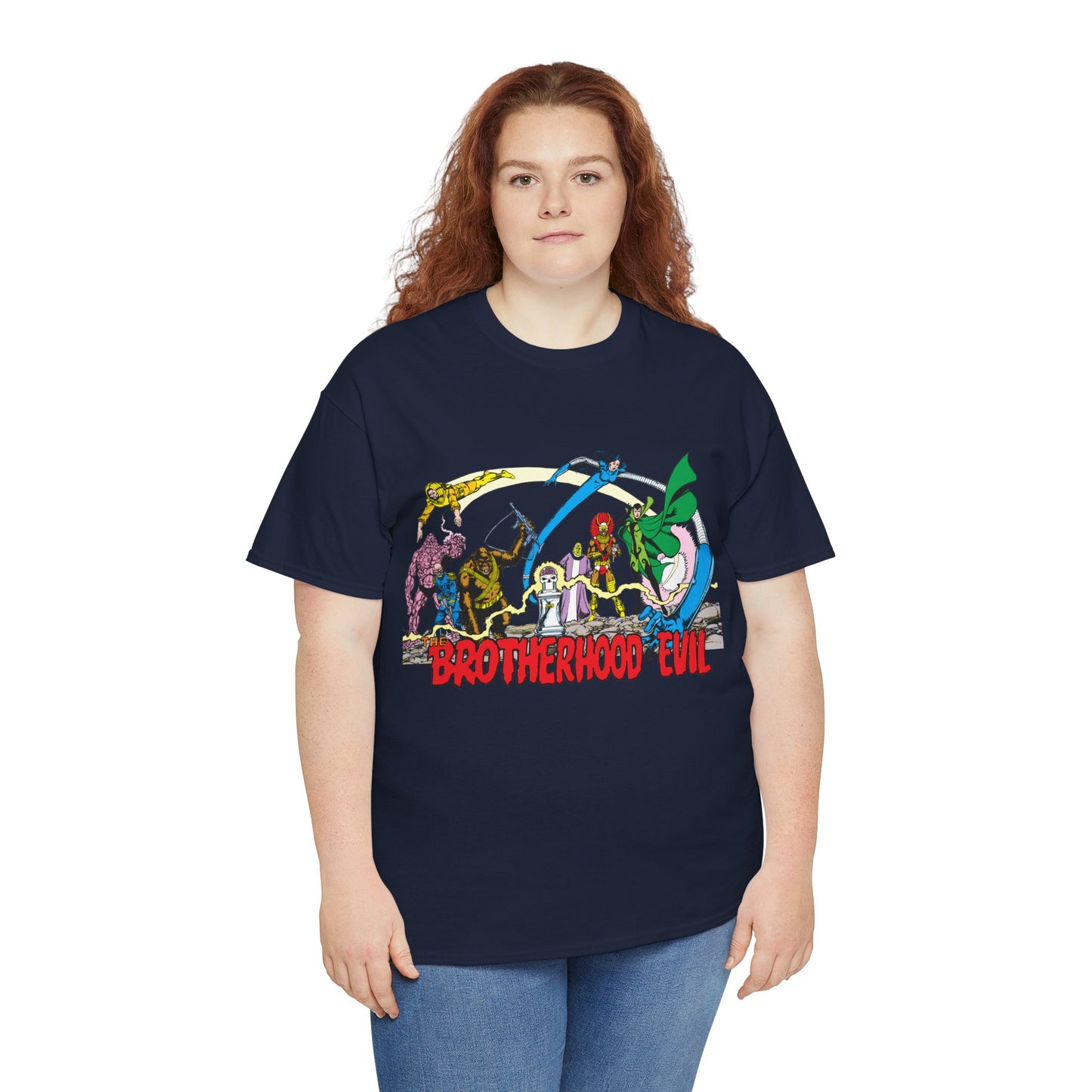 Brotherhood of Evil T-Shirt - George Perez Art - New Teen Titans, Doom Patrol - DC Comics - Madame Rouge, Phobia