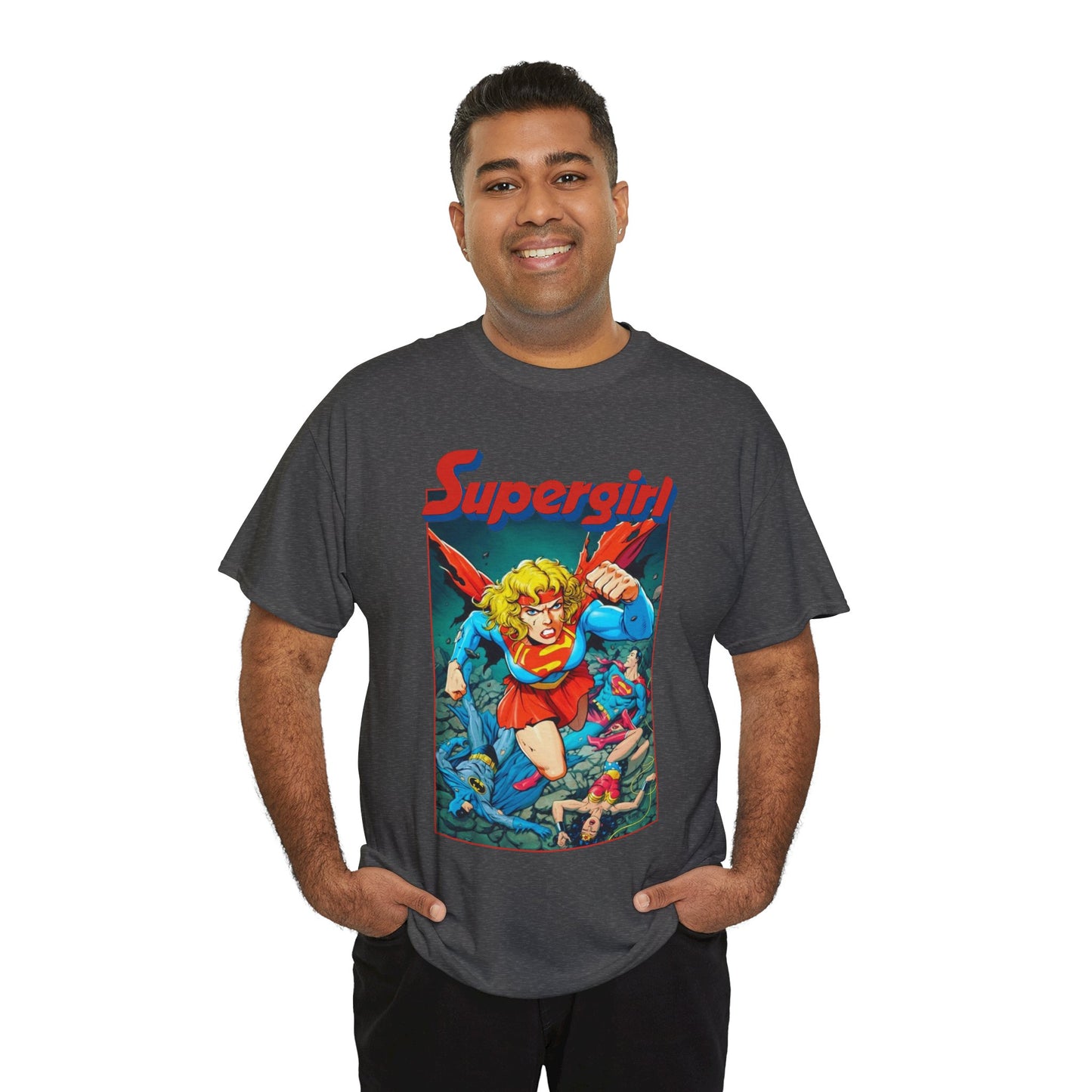 Supergirl T-Shirt - Tom Grummett Art - Crisis on Infinite Earths - Classic DC Comics Series - Death of Supergirl
