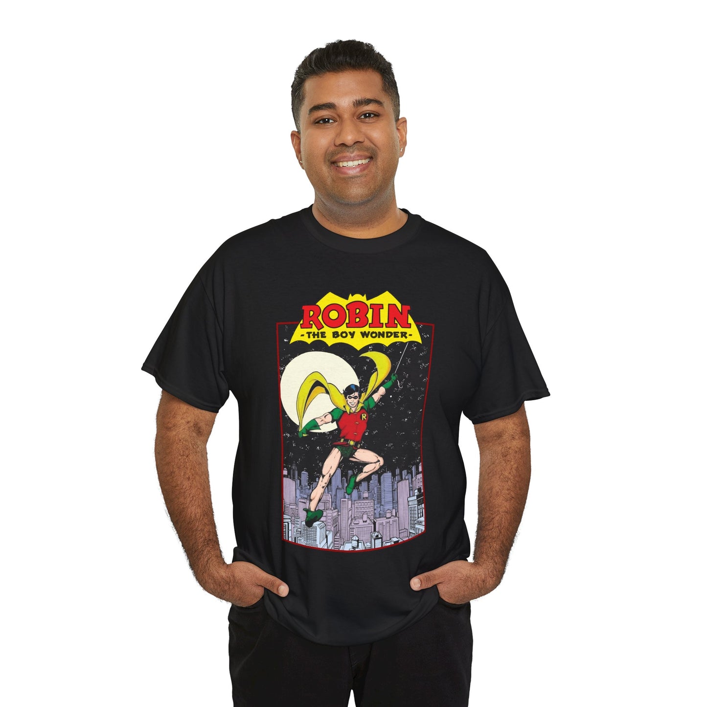 Robin the Boy Wonder T-Shirt - George Perez Art - New Teen Titans Member & Leader - DC Comics