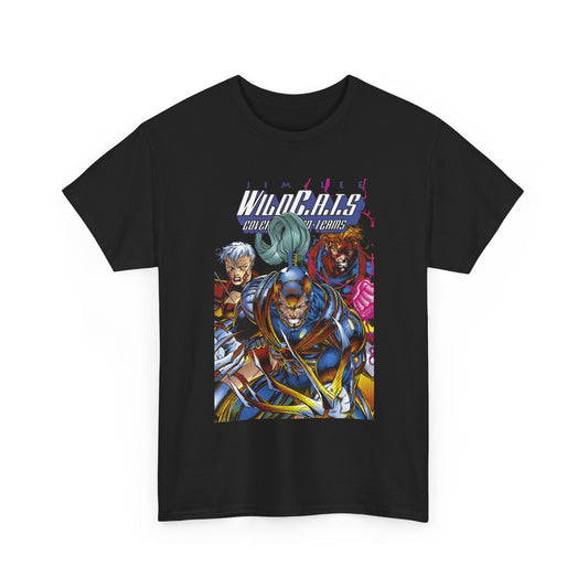 Wildcats T-Shirt - Jim Lee Art - Spartan, Warblade, Zealot - DC/Wildstorm/Image Comics